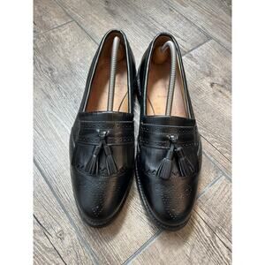 Allen Edmonds Bridgeton Black Leather Tassel Loafers Men’s‎ Size 10D
